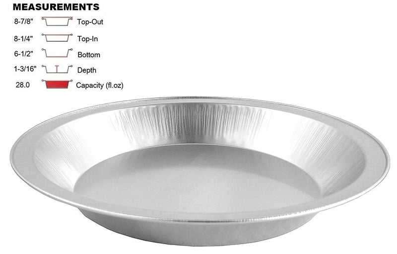 Handi-Foil Disposable Smooth-Wall Aluminum Pie Pans Plate Tin - 9" Aluminum Baking Pan for Baking, Storing - Perfect for Home, Restaurants, 50 Count - Image 2